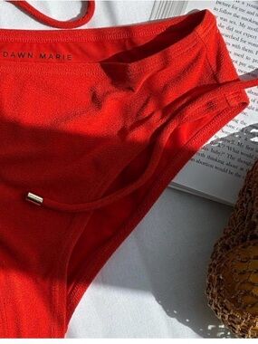 Dawn Marie red bermuda bikini bottom